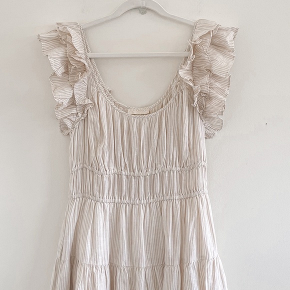 Ulla Johnson Rissa Dress in Sand 10 - Picture 7 of 16